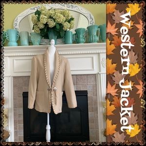 Vintage Western style jacket, size M/L